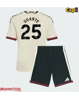 Manchester United Manuel Ugarte #25 Echipament de Fotbal Replică 2026-27 Copii Treilea (+ Șorturi)